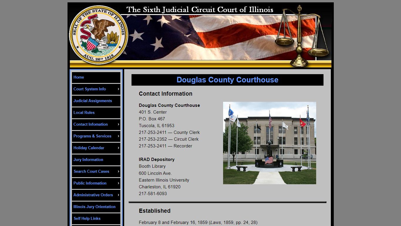 Douglas County - Sixth Judicial Circuit of Illinois